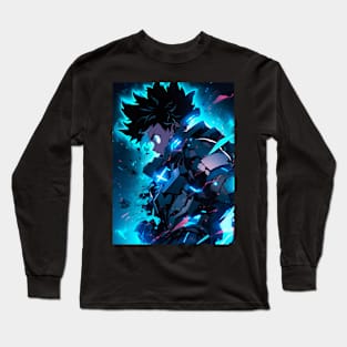 Cyber Boy Super Hero - Anime Wallpaper Long Sleeve T-Shirt